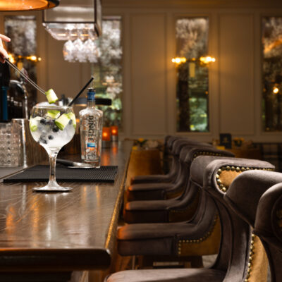 Dingle Gin and Tonic served in bright Lime Tree Bar setting