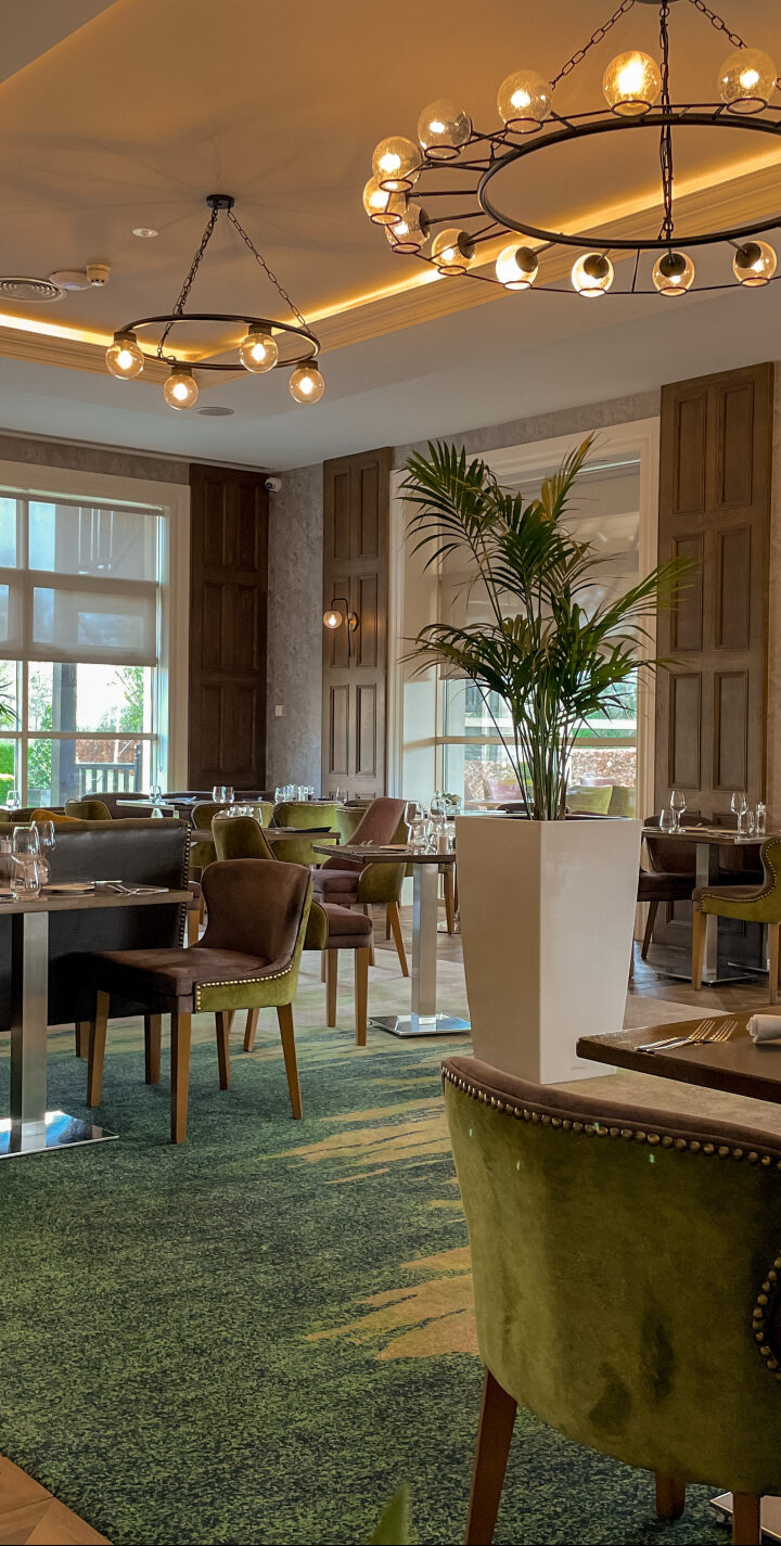 Elegant interior of Earth Vine Restaurant