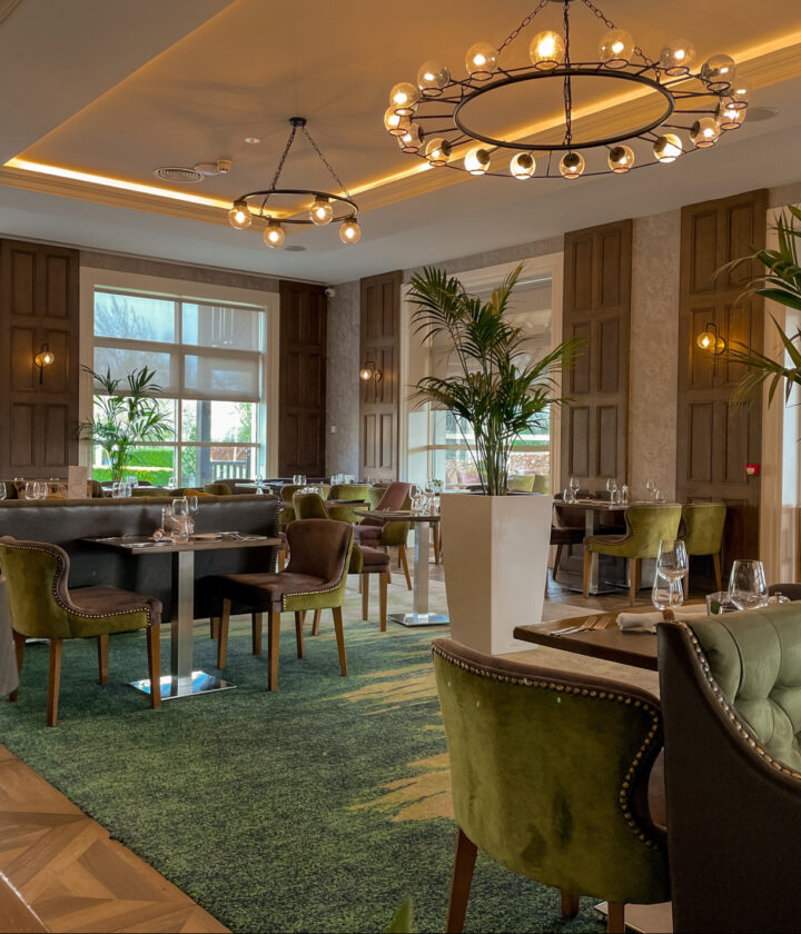 Elegant interior of Earth Vine Restaurant