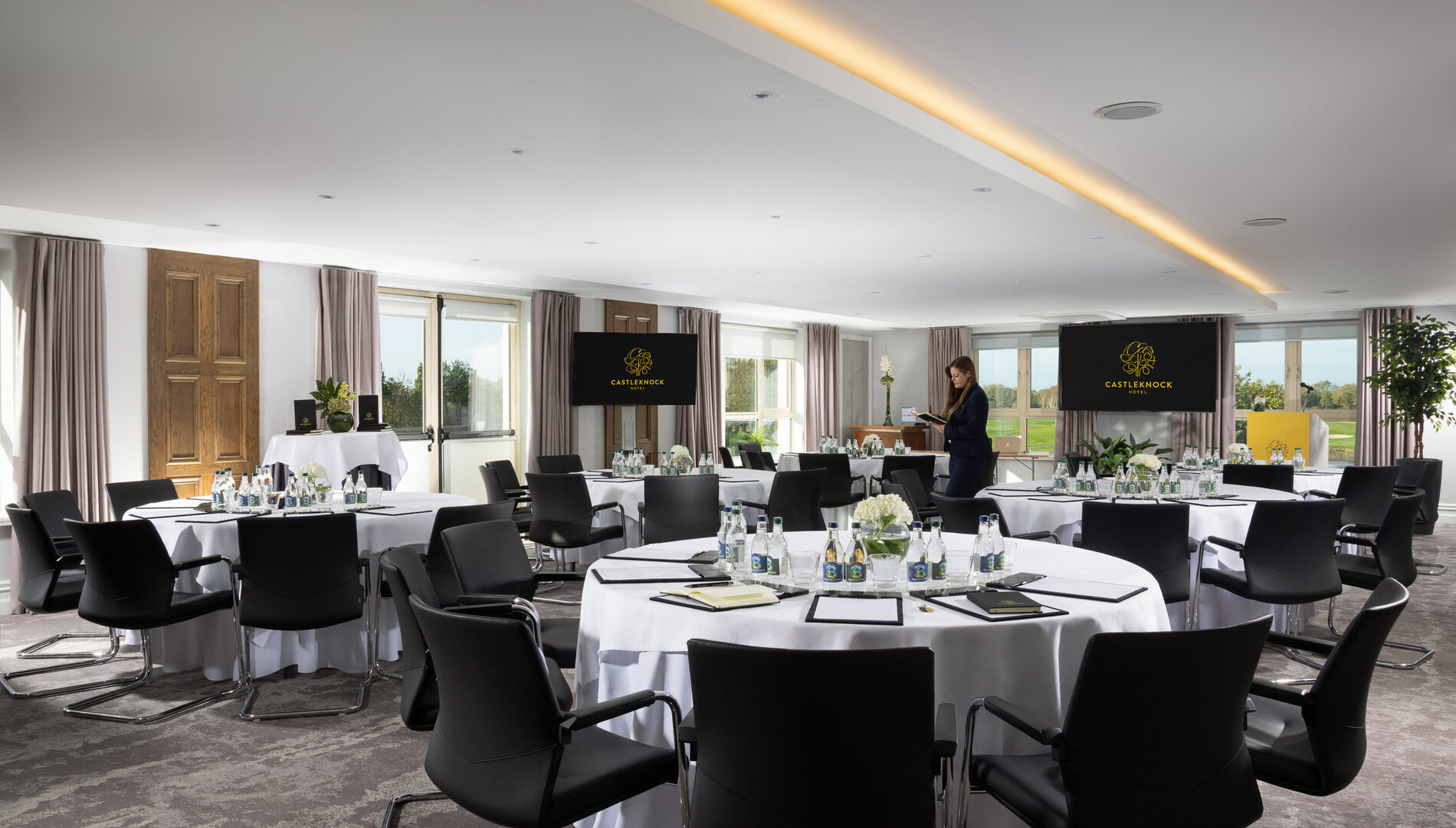 The Castleknock Suite offers a refined meeting environment at Castleknock Hotel