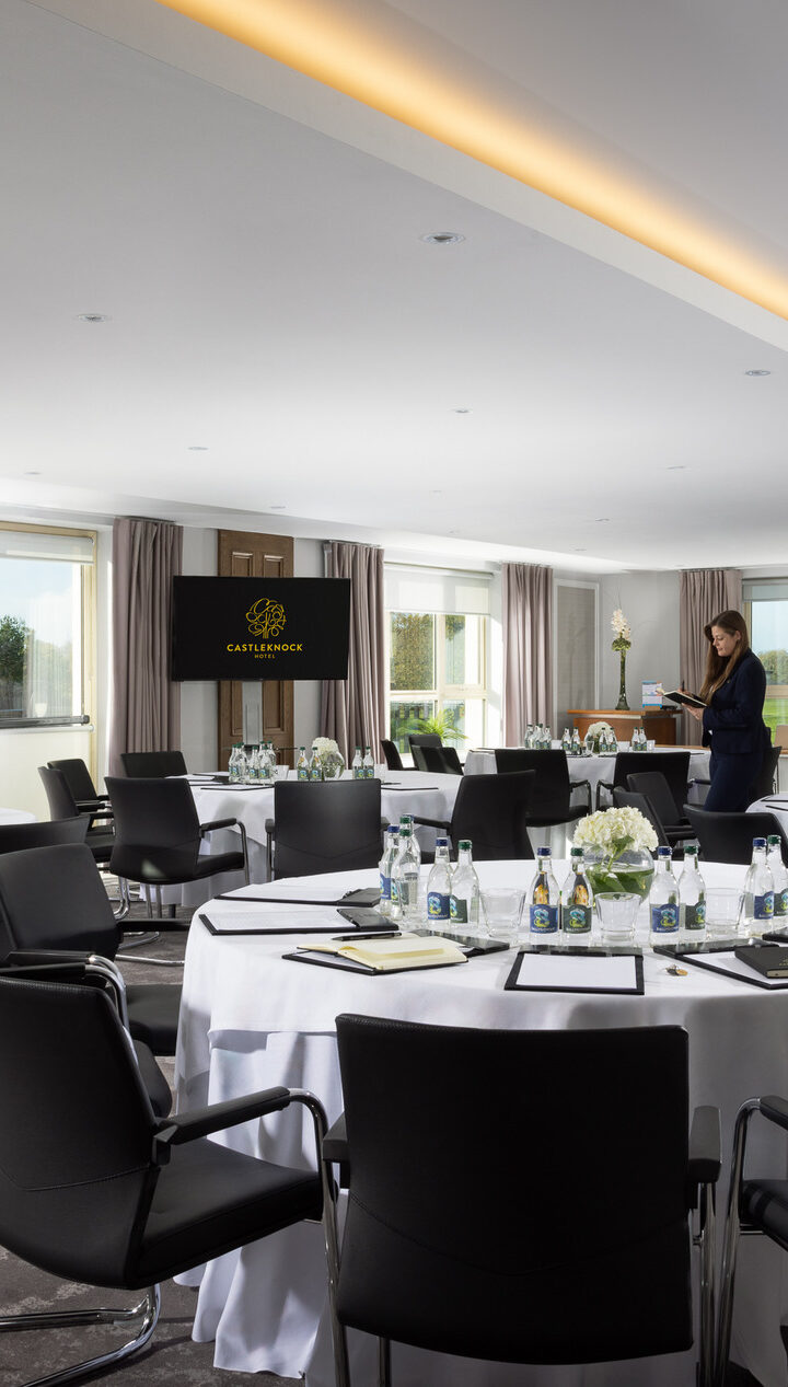 The Castleknock Suite offers a refined meeting environment at Castleknock Hotel