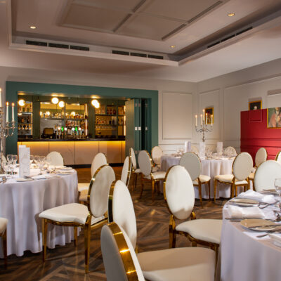 Tower Suite Dinner Setup